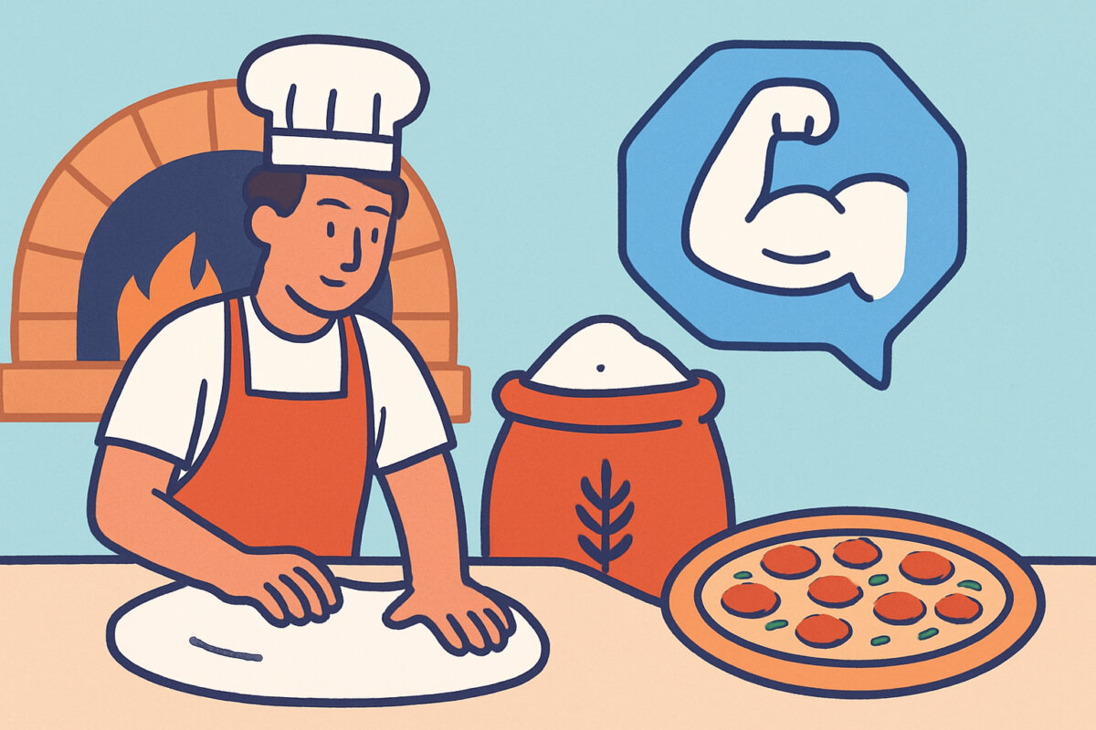 Jauhojen proteiinipitoisuus pizzataikinassa