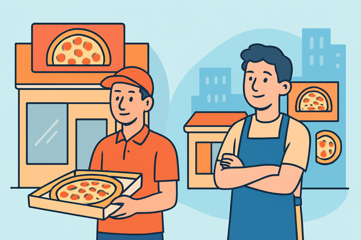 Ketjupizzeria vai itsenäinen yrittäjä – erot