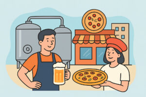 Mikropanimo ja pizzeria samassa – konsepti