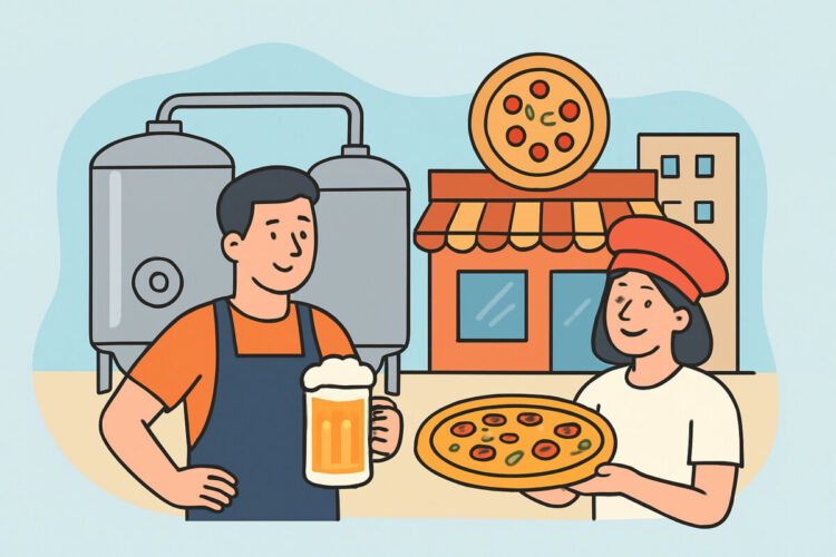 Mikropanimo ja pizzeria samassa – konsepti