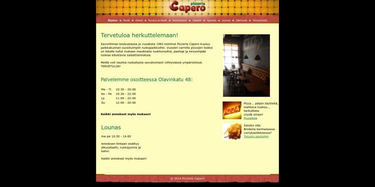 Pizzeria Capero Oy