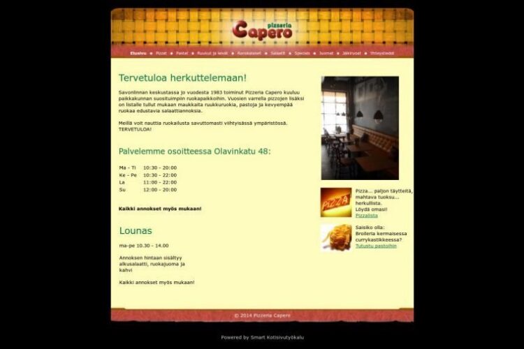Pizzeria Capero Oy