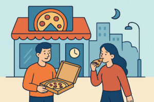 Pizzerian aukioloajat – myöhäisillan tarjonta