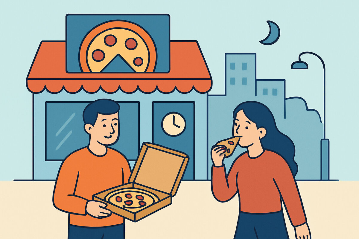 Pizzerian aukioloajat – myöhäisillan tarjonta