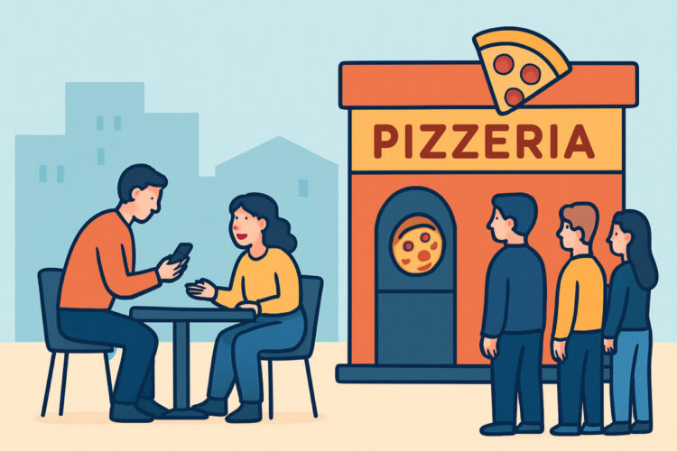 Pöytävaraus pizzeriaan – ryhmät ja ruuhkat
