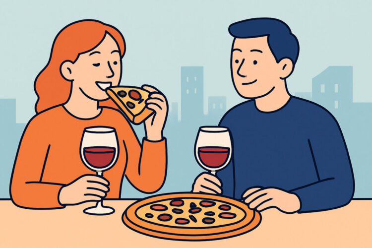 Viini pizzan kanssa – kevyet punaviinit sopivat